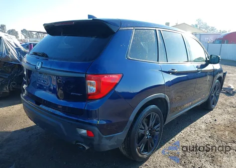 2019 Honda Passport Sport from USA, damaged, VIN 5FNYF7H26KB006843